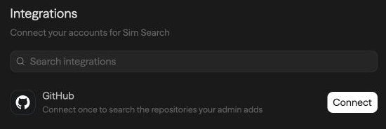 Member Integrations page with one GitHub Connect action